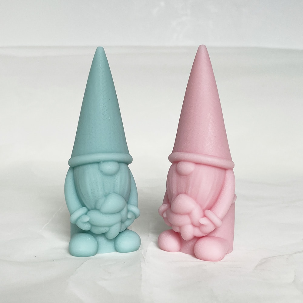 Baby Hugging Dwarf Silicone Mold, Ground Elf Face Less Elderly Person, Valentine's Day Aromatherapy Candle With Hand Gift Mold 8659