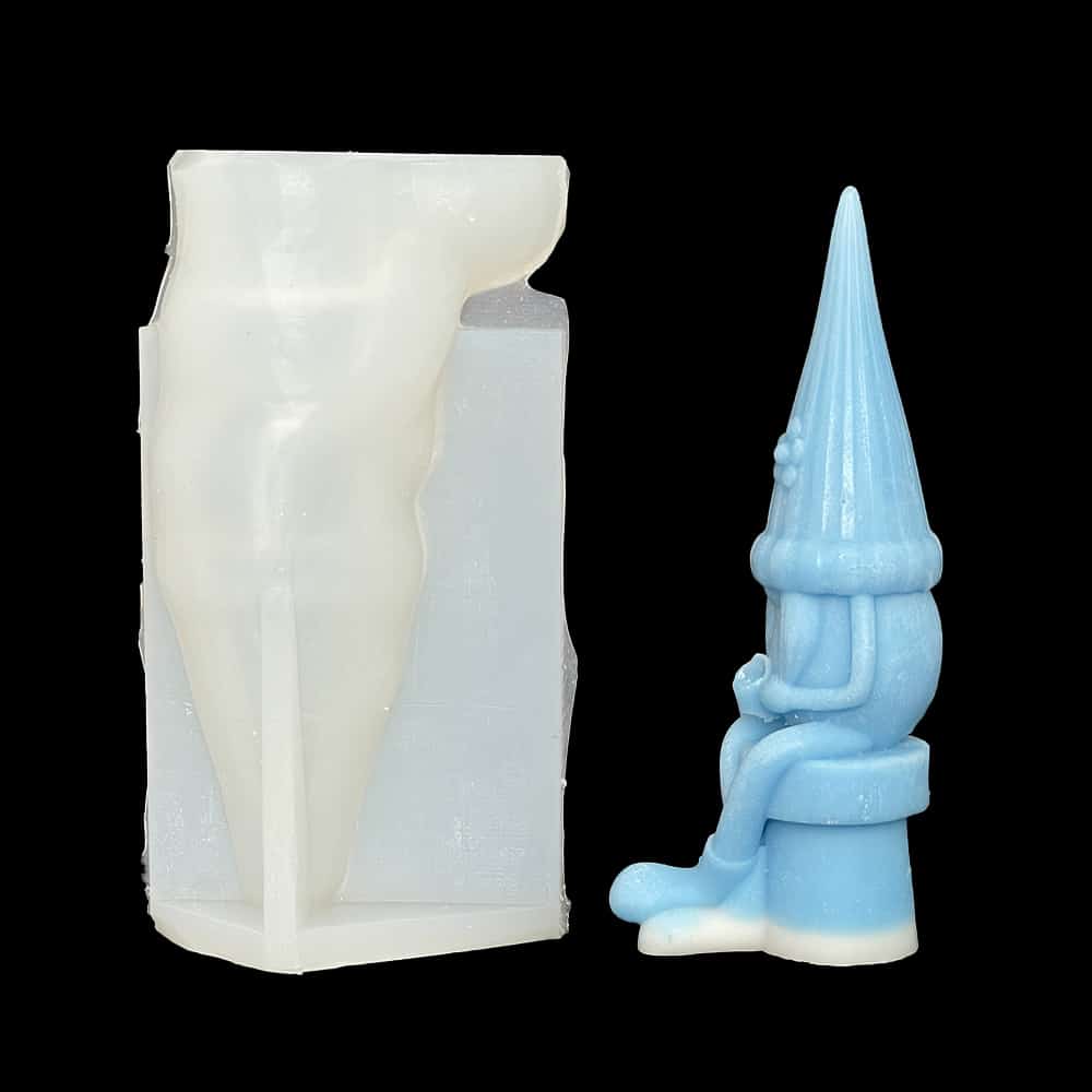 Flower Doll Silicone Mold Goblin Dwarf Diy Valentine's Day Aromatherapy Candle Hand Gift Mold 8666