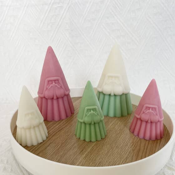 Long Beard Santa Claus Aromatherapy Candle Mold Handmade Soap Diy Christmas Companion Gift Decoration Silicone Mold 8663s