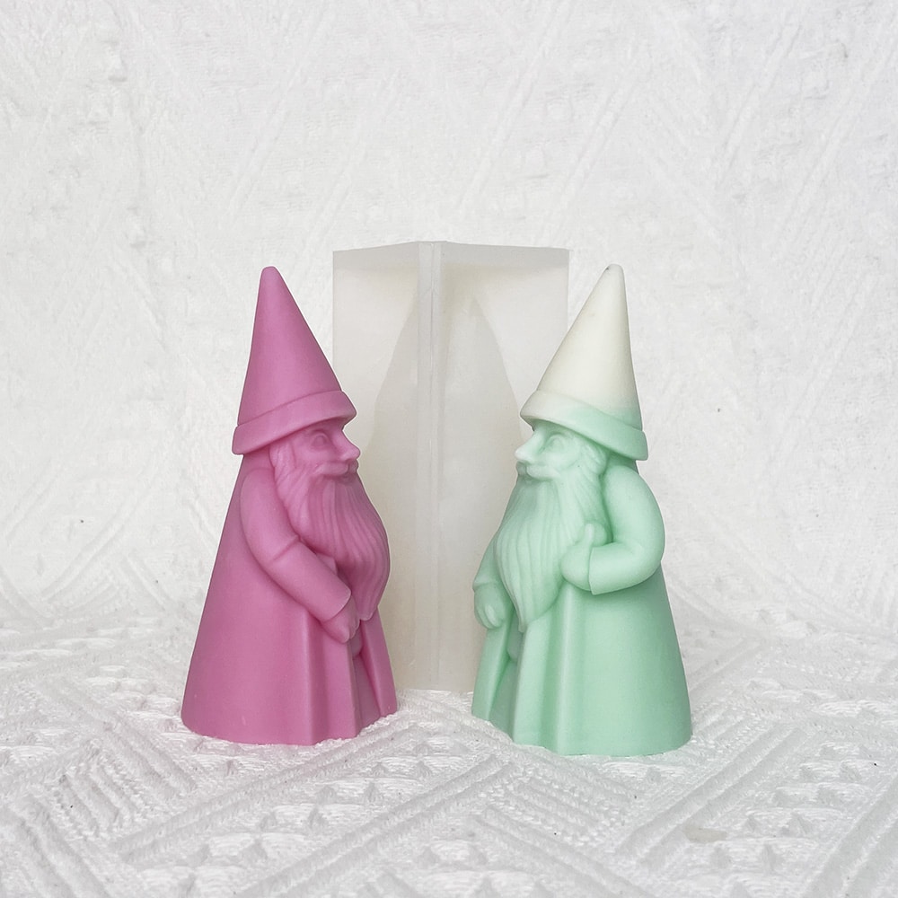 Santa Claus Candle Silicone Mold Diy Christmas Handmade Aromatherapy Expanded Fragrance Stone Candle Hand Gift Mold 8671