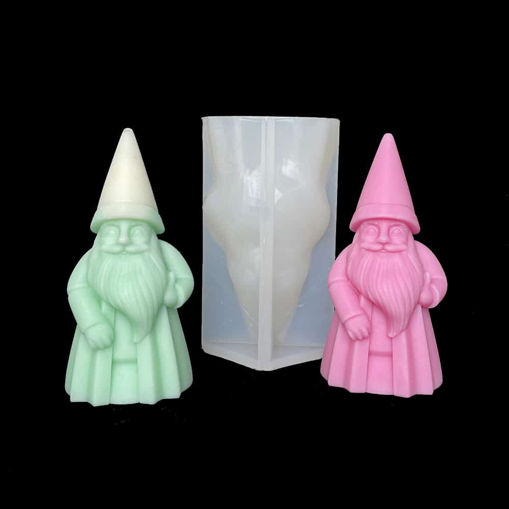 Santa Claus Candle Silicone Mold Diy Christmas Handmade Aromatherapy Expanded Fragrance Stone Candle Hand Gift Mold 8671