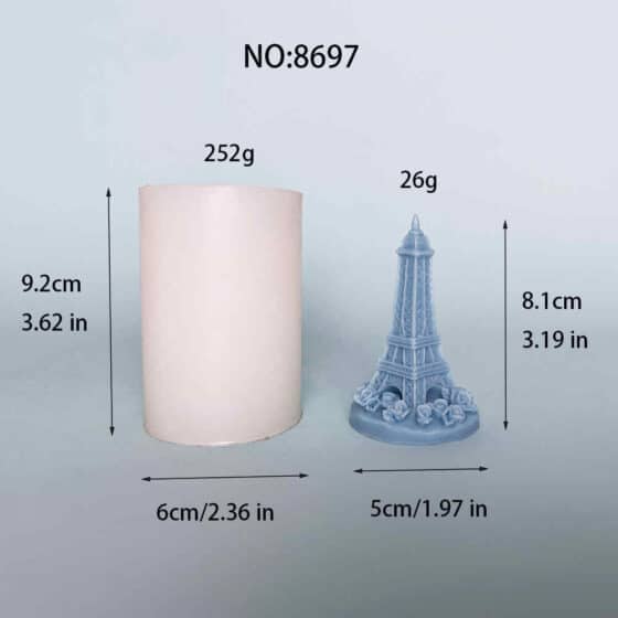 Exploring Creative Heights: Custom Eiffel Tower Silicone Molds, Unleash Your Imagination 8697
