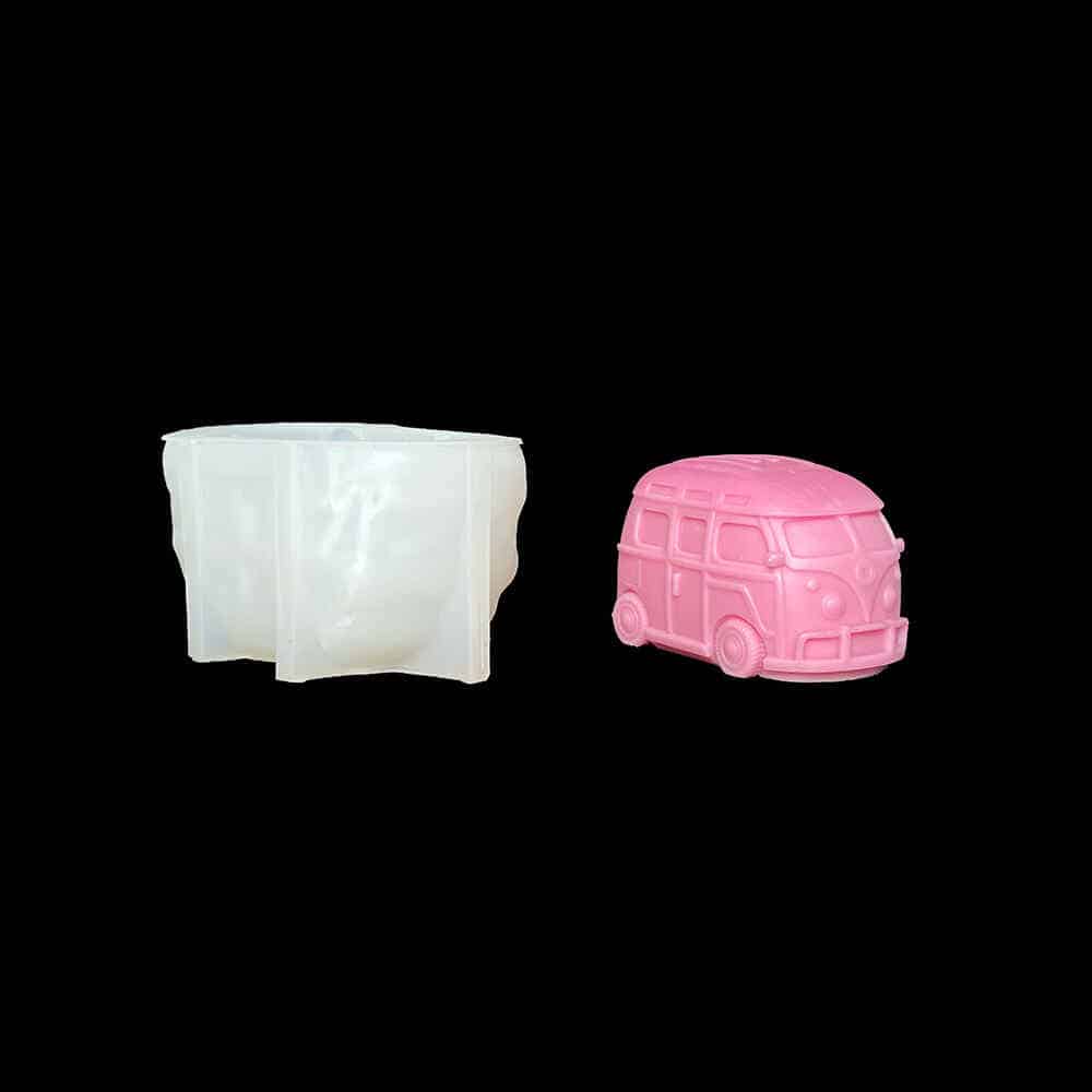 Mini Bus Silicone Mold: Create Adorable Miniature Bus Candies And Diy Crafts 8689