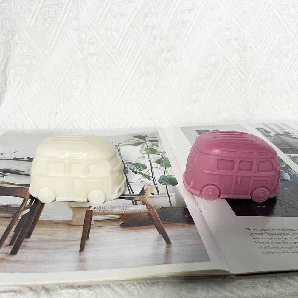 Mini Bus Silicone Mold: Create Adorable Miniature Bus Candies and DIY Crafts - candle mold - 4