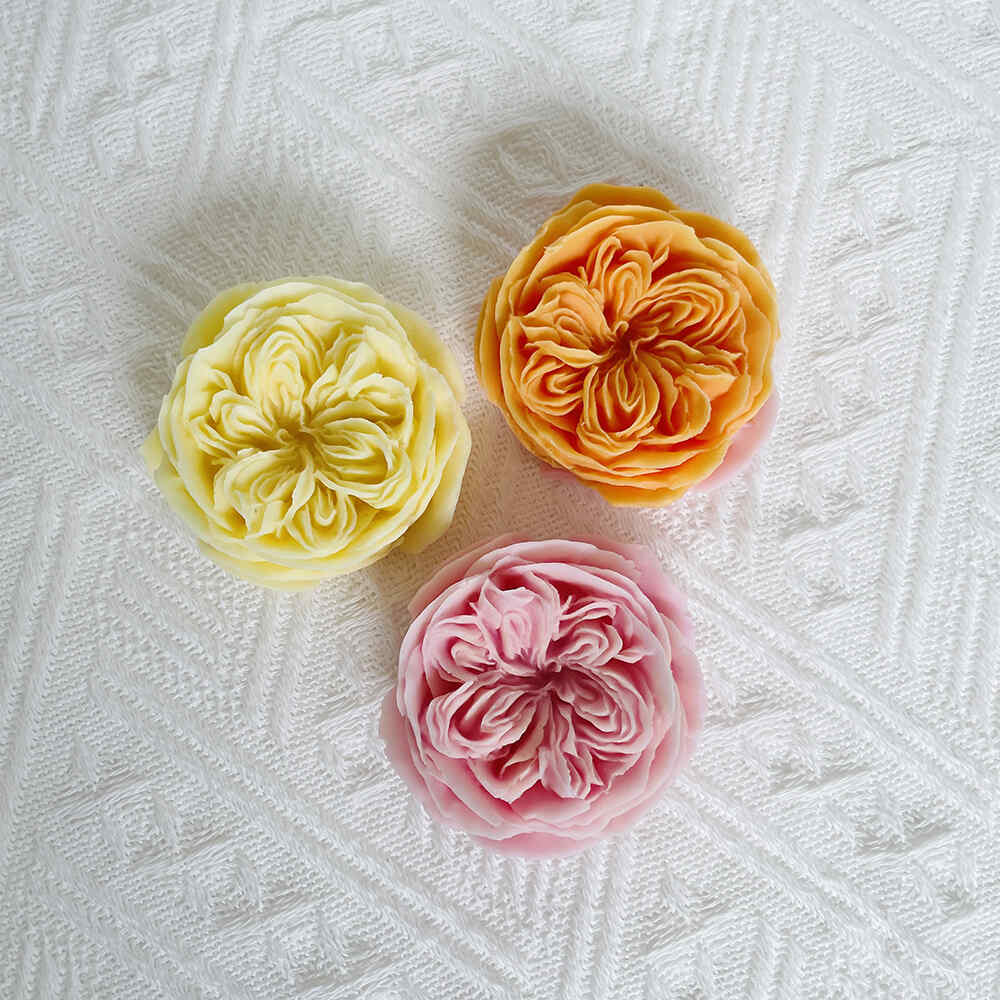 Gorgeous Austin Rose Silicone Molds: Adding Charm to Your Crafts - candle mold - 7