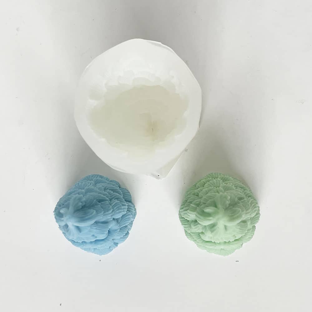 3d Santa Claus Christmas Tree Silicone Mold Christmas Aromatherapy Candle Home Decoration Gypsum Mold 8613l