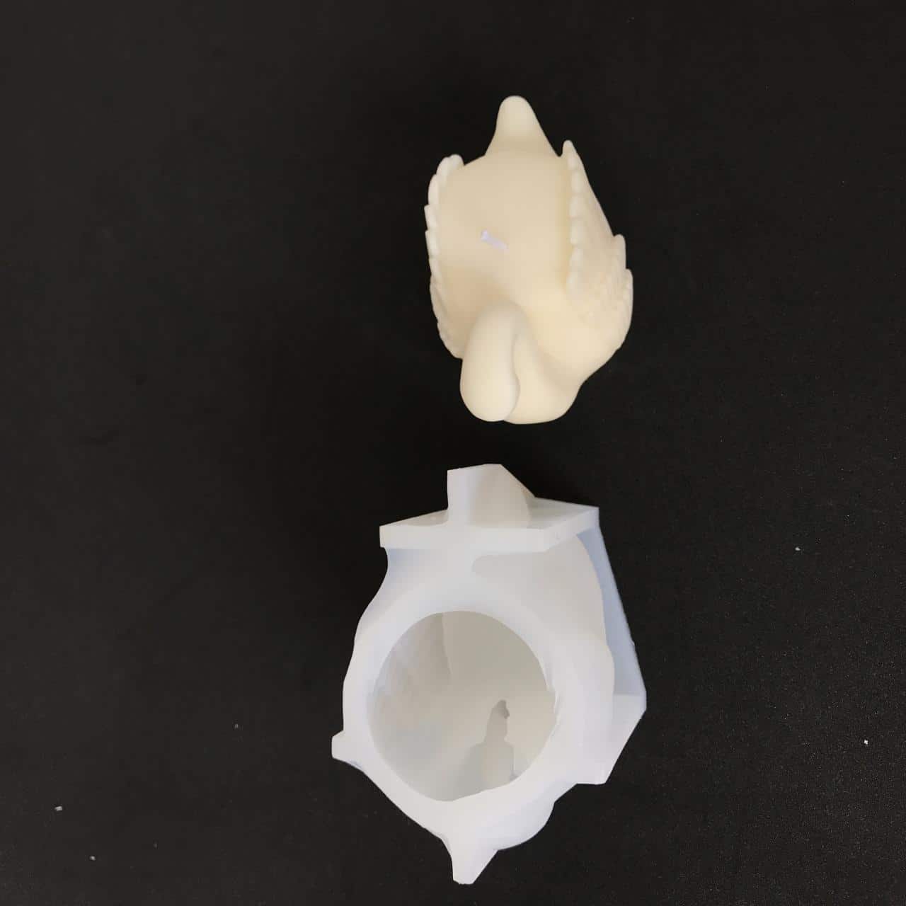 3d Swan Silicone Mold - Swan-shaped Cake Mold For Gypsum And Aromatherapy Candles 8334