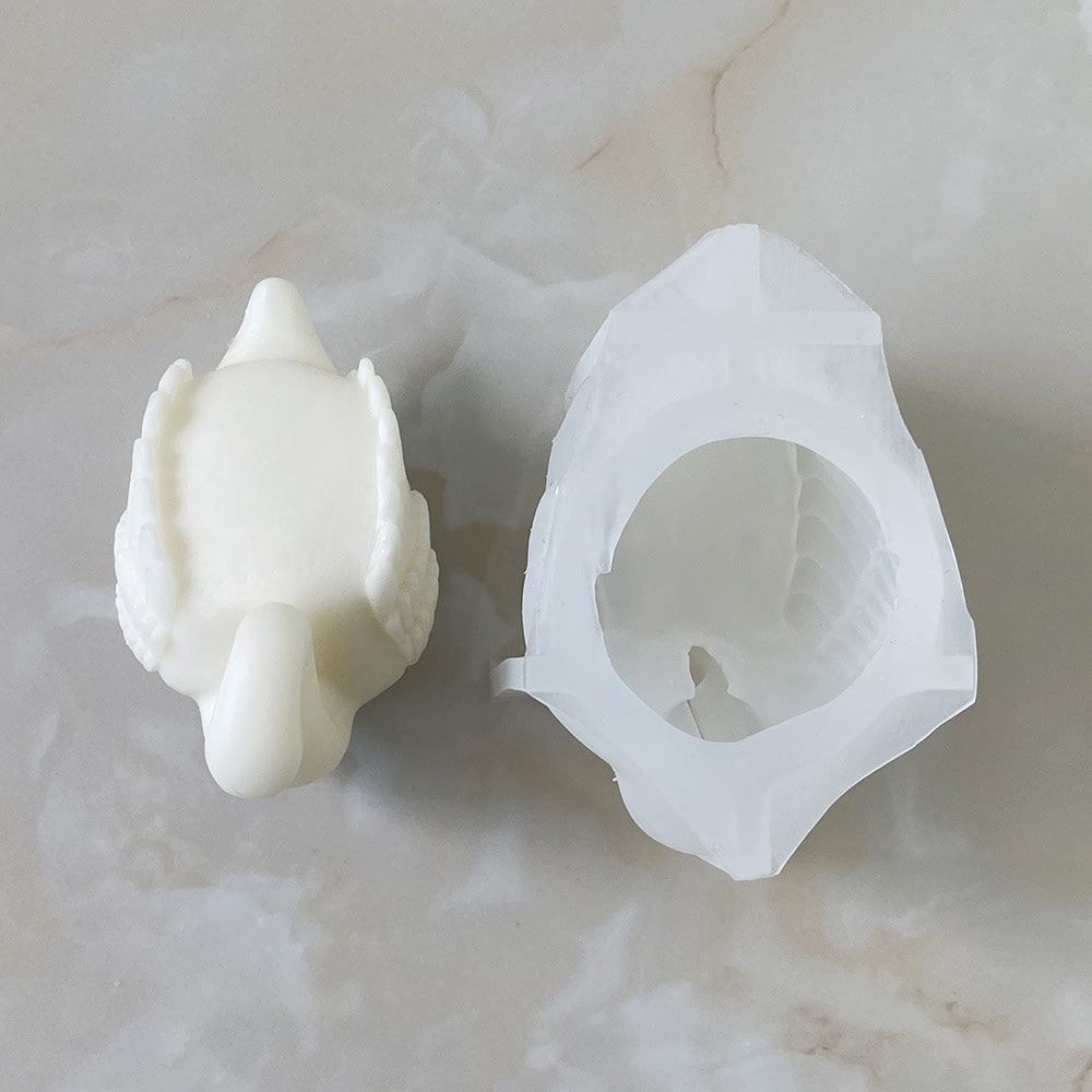 3d Swan Silicone Mold - Swan-shaped Cake Mold For Gypsum And Aromatherapy Candles 8334
