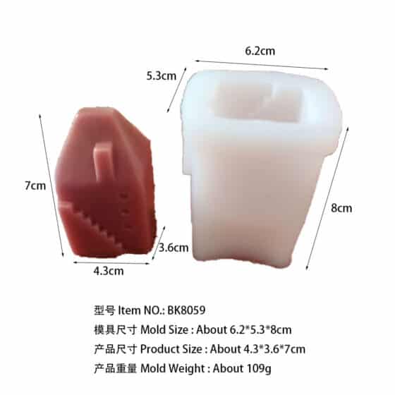 candle mold 8059