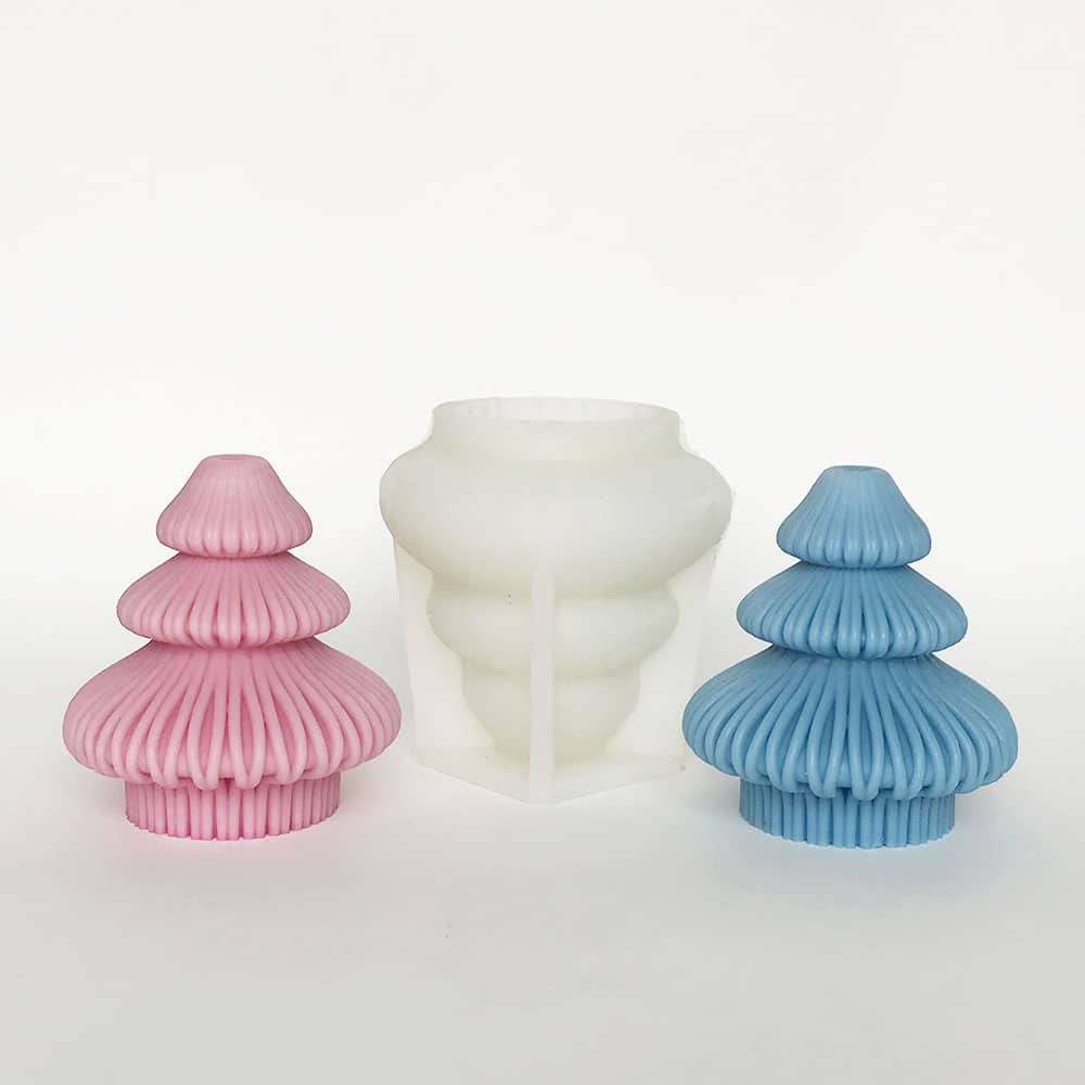 Christmas Tree Aromatherapy Candle Silicone Mold Diy Handmade Gypsum Expanding Stone Silicone Grinding Tool 8617l