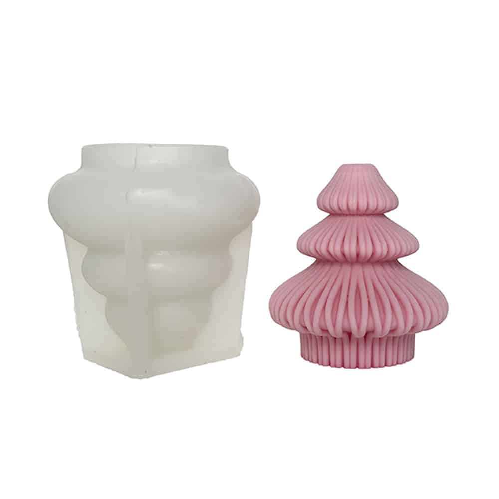 Christmas Tree Aromatherapy Candle Silicone Mold Diy Handmade Gypsum Expanding Stone Silicone Grinding Tool 8617l