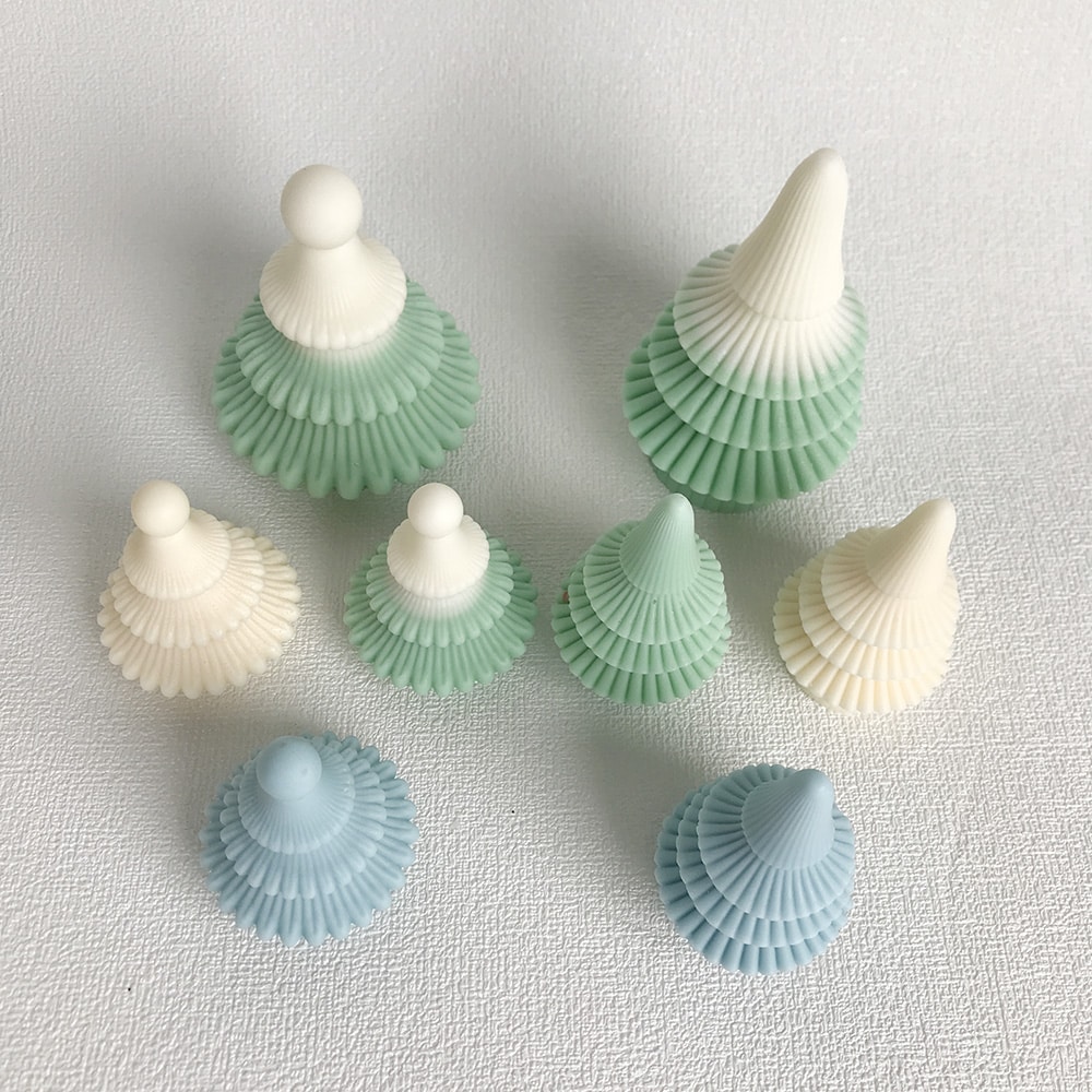 Christmas Tree Candle Silicone Mold Expanded Fragrance Stone Candle Christmas Decoration Decoration Decoration Decoration Mold 8604l