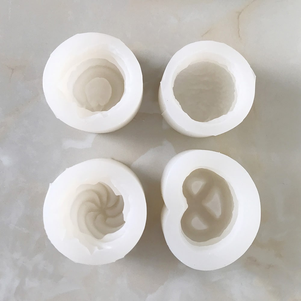 Cookie Candle Silicone Mold Fragrant Diy Chocolate Decorative Cake Baking Candle Mold 8607