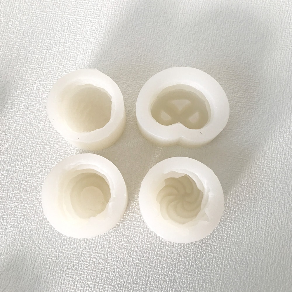 Cookie Candle Silicone Mold Fragrant Diy Chocolate Decorative Cake Baking Candle Mold 8607