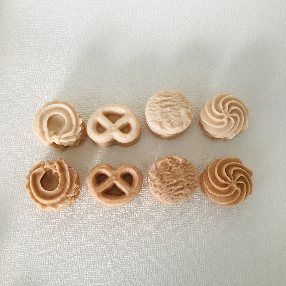 Cookie Candle Silicone Mold Fragrant Diy Chocolate Decorative Cake Baking Candle Mold 8607