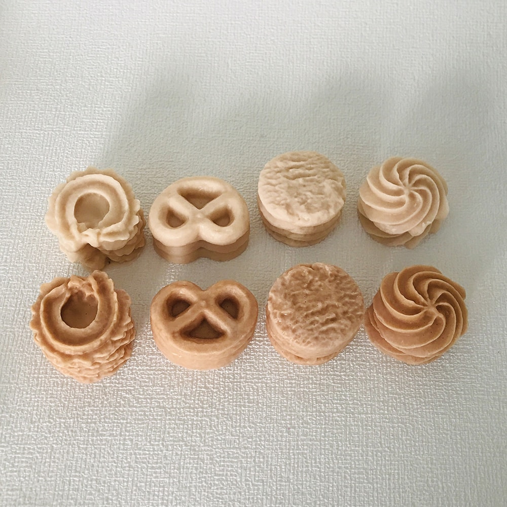 Cookie Candle Silicone Mold Fragrant Diy Chocolate Decorative Cake Baking Candle Mold 8607
