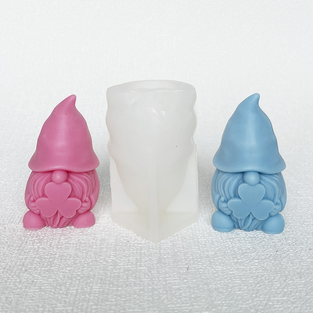 Faceless Doll Dwarf Silicone Mold Aromatherapy Candle Gypsum Decoration Dropping Glue Mold 8618
