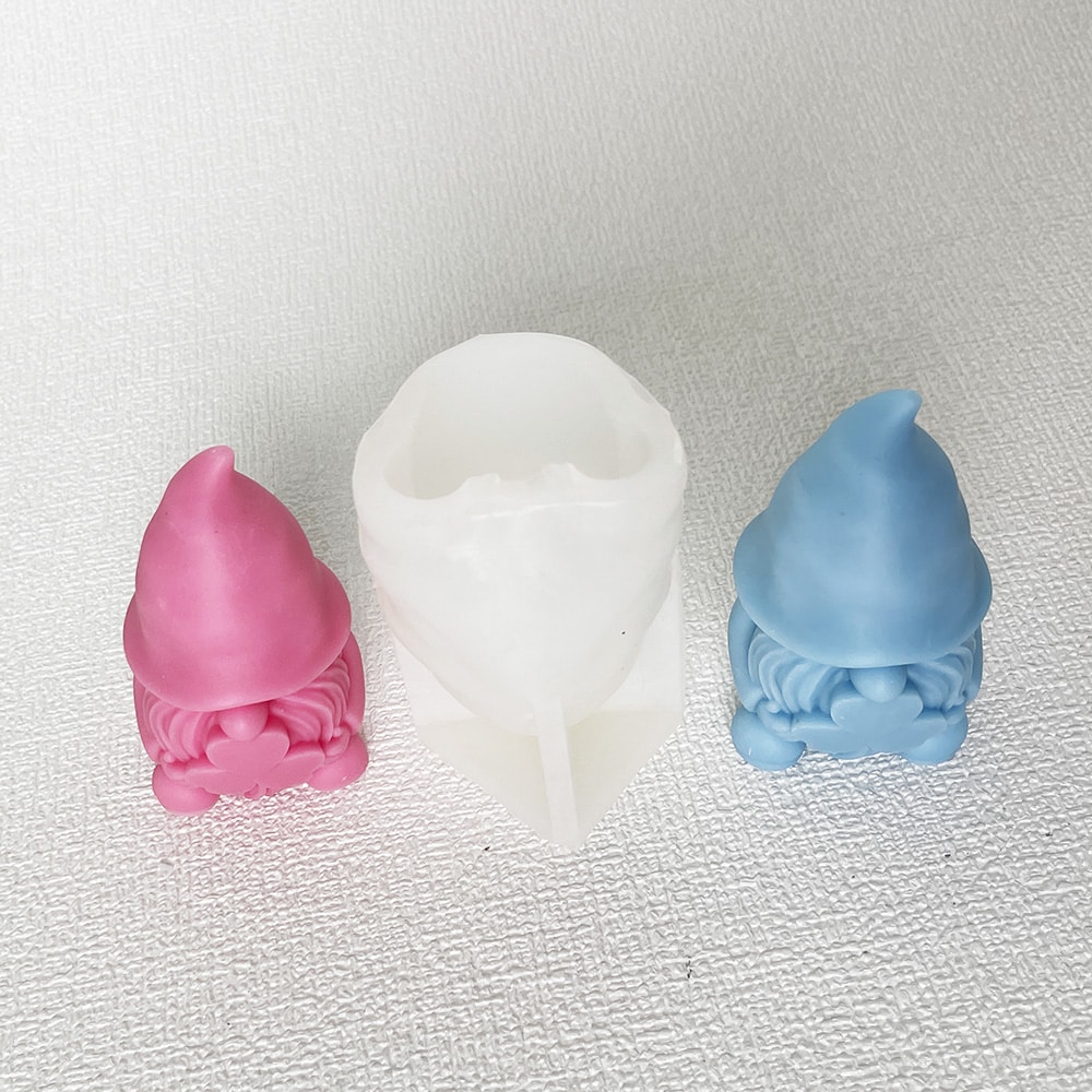 Faceless Doll Dwarf Silicone Mold Aromatherapy Candle Gypsum Decoration Dropping Glue Mold 8618