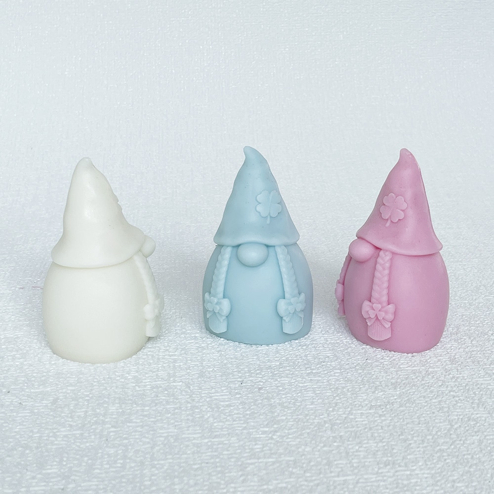 Faceless Doll Dwarf Silicone Mold Aromatherapy Candle Gypsum Decoration Dropping Glue Mold 8612