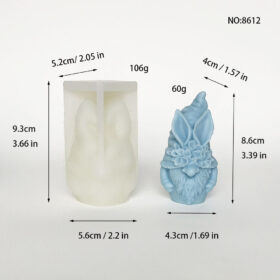 Faceless Doll Dwarf Silicone Mold Aromatherapy Candle Gypsum Decoration Dropping Glue Mold 8612