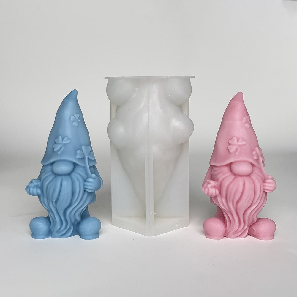 Faceless Doll Dwarf Silicone Mold Aromatherapy Candle Gypsum Decoration Dropping Glue Mold 8614