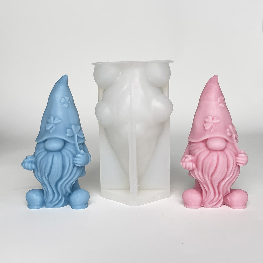 Faceless Doll Dwarf Silicone Mold Aromatherapy Candle Gypsum Decoration Dropping Glue Mold 8614