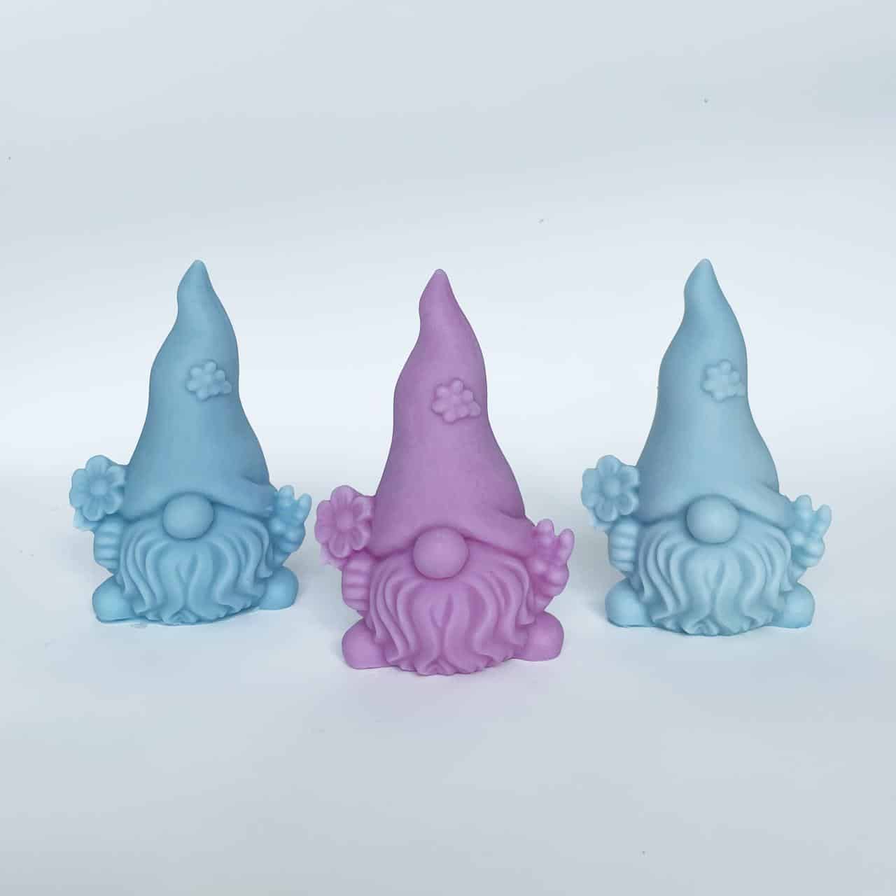 Flower Dwarf Aromatherapy Candle Silicone Mold Scissor Hand Santa Diy Christmas Gift Decoration Mold 8634
