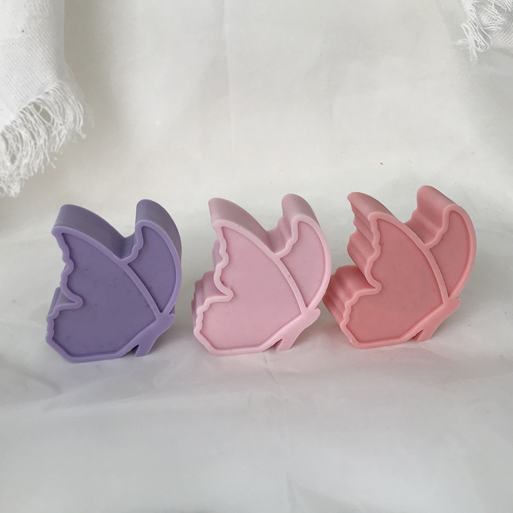 Minimalist Butterfly Aromatherapy Candle Mold Animal Car Mounted Incense Expansion Gypsum Set Table Handmade Soap Silicone Mold 8597