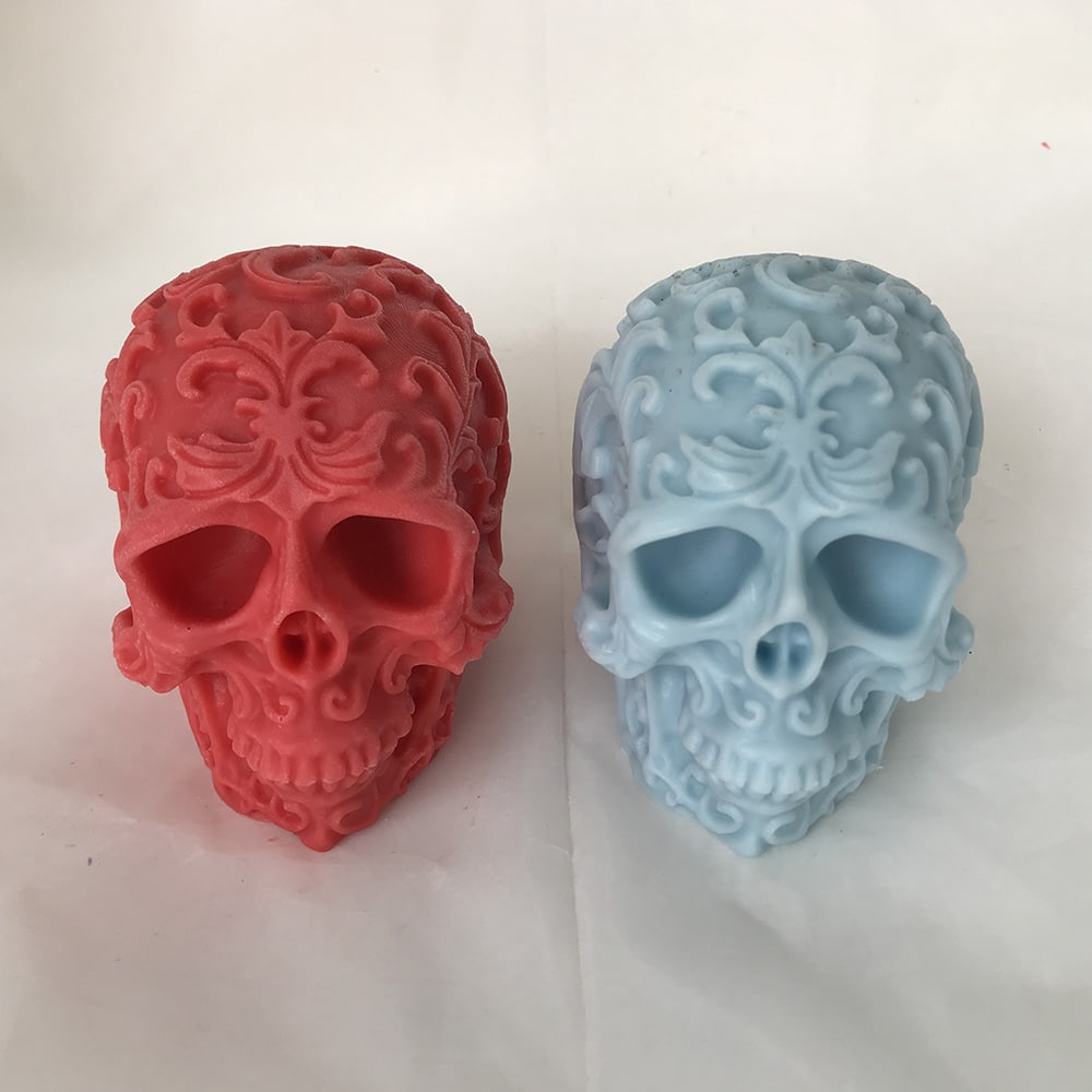 New Halloween Skull Silicone Mold - Creative Aroma Candle, Drippy Resin Mold 8594