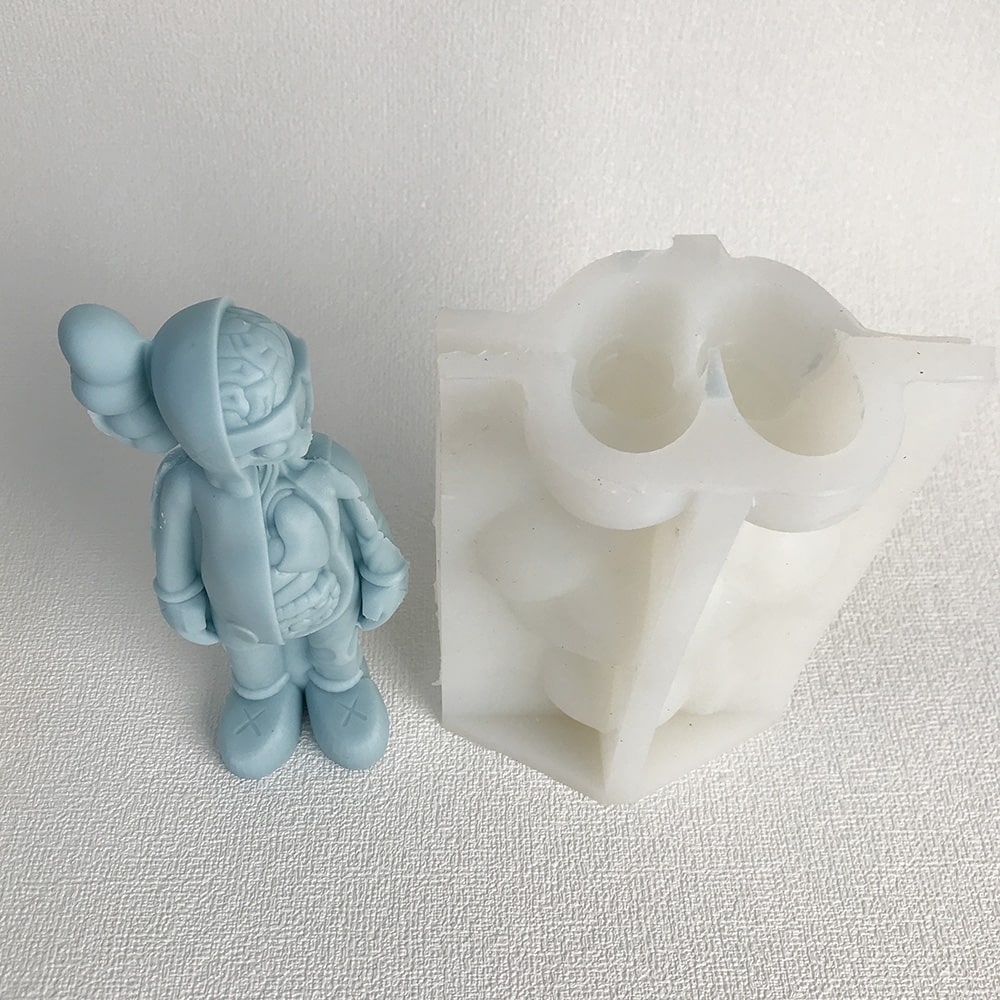 Skull, Kaws, Sesame Street Gentleman Silicone Molds - The Perfect Choice Reative Handcrafted Art 8606