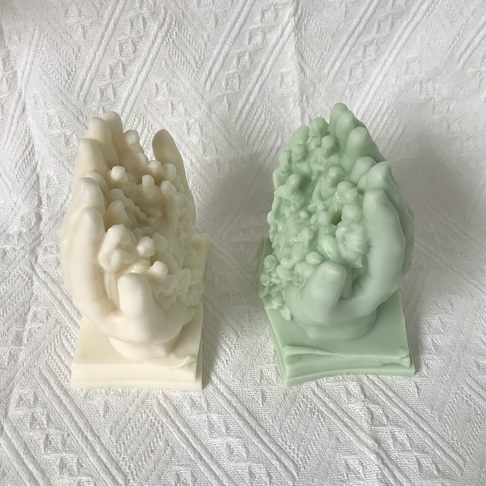 The Last Supper Figure Statue Silicone Candle Mold Resin Crafts Micro Landscape Decoration Gypsum Mold 8595