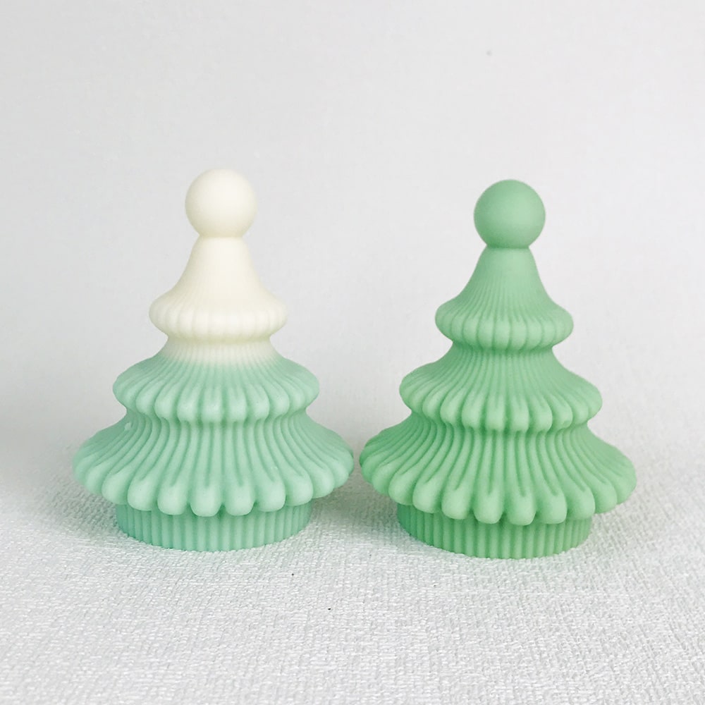 Three-tier Origami Christmas Tree Aroma Candle Silicone Mold - Creative Diy Crafting Ideal Choice 8603l