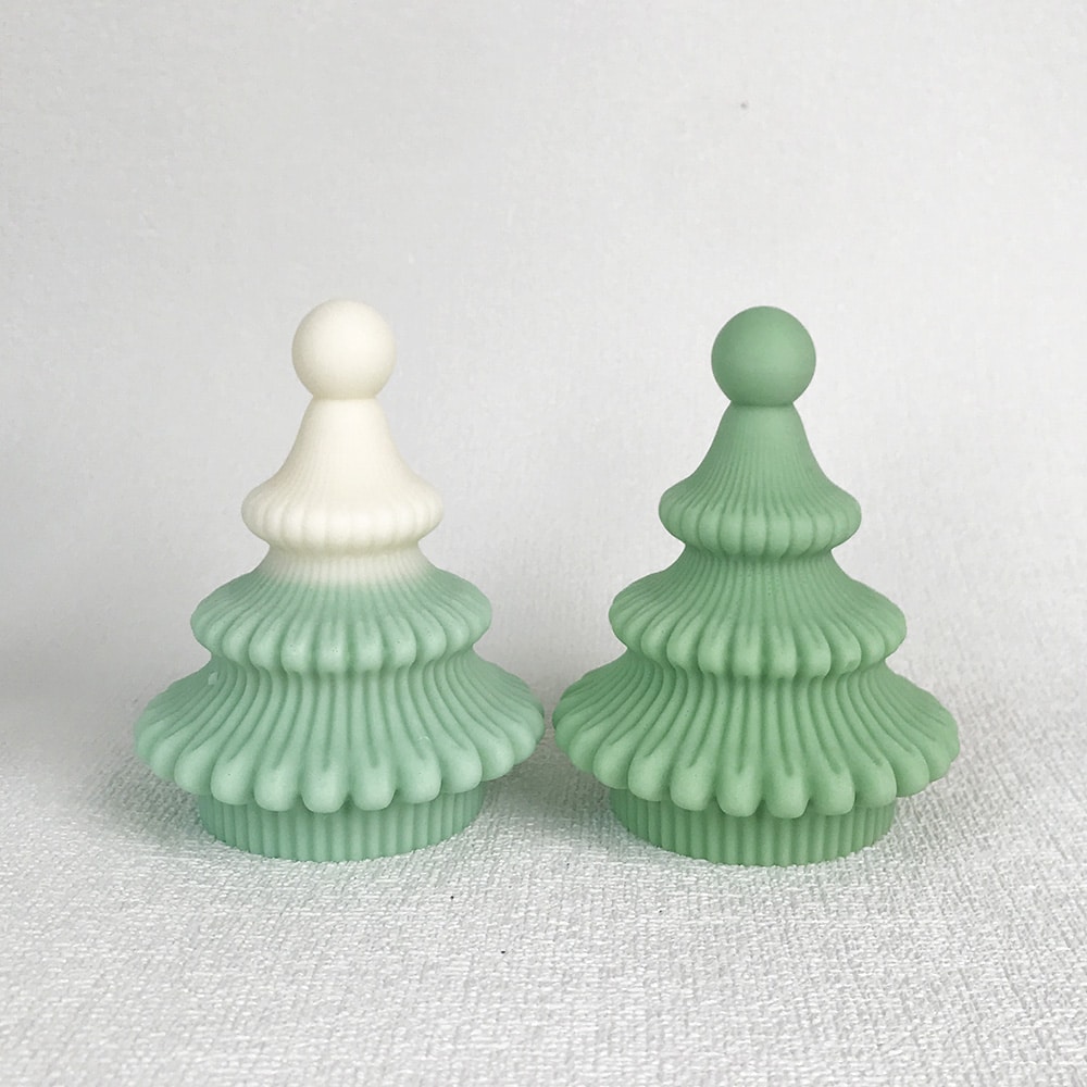 Three-tier Origami Christmas Tree Aroma Candle Silicone Mold - Creative Diy Crafting Ideal Choice 8603l