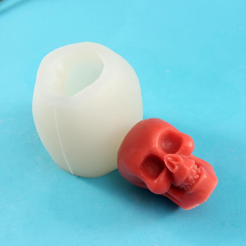 Candle Making Mold Diy Candle Mold Skull Silicone Mould Halloween Molds 8096s