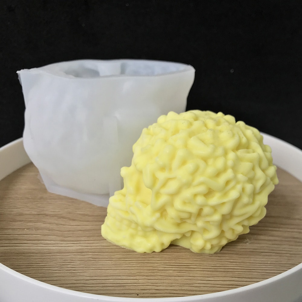 Skull Head Aromatherapy Candle Silicone Mold Diy Halloween Gypsum Decoration Mold 8580