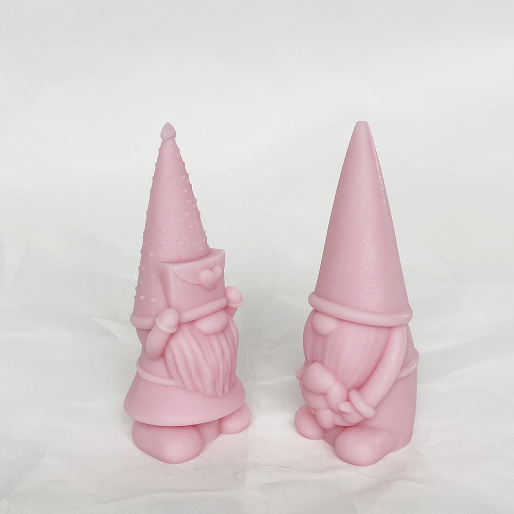 Baby Hugging Dwarf Silicone Mold, Ground Elf Face Less Elderly Person, Valentine's Day Aromatherapy Candle With Hand Gift Mold 8659