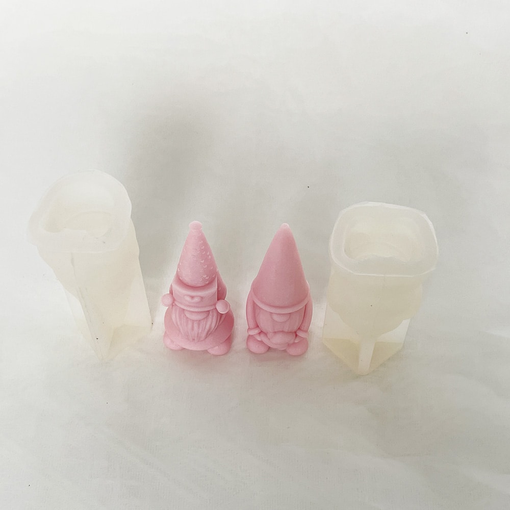 Envelope Love Dwarf Silicone Mold Ground Elf Faceless Old Man Valentine's Day Aromatherapy Candle With Hand Gift Mold 8658