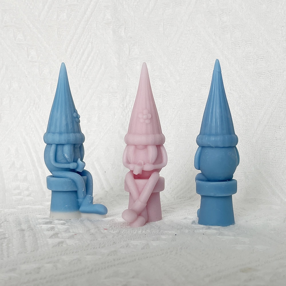 Flower Doll Silicone Mold Goblin Dwarf Diy Valentine's Day Aromatherapy Candle Hand Gift Mold 8666