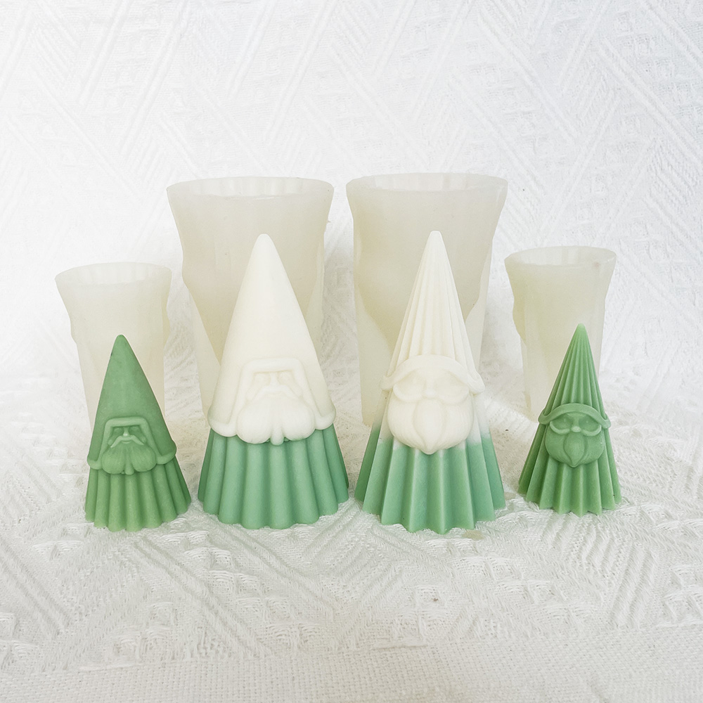 Santa Claus Candle Aromatherapy Mold Creative Christmas Decoration Resin Decoration Mold 8663l