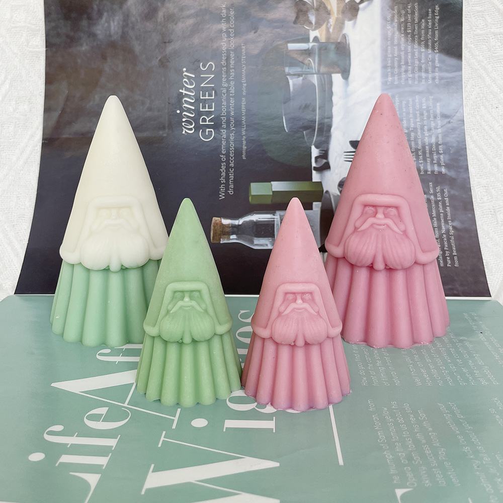Santa Claus Candle Aromatherapy Mold Creative Christmas Decoration Resin Decoration Mold 8663l