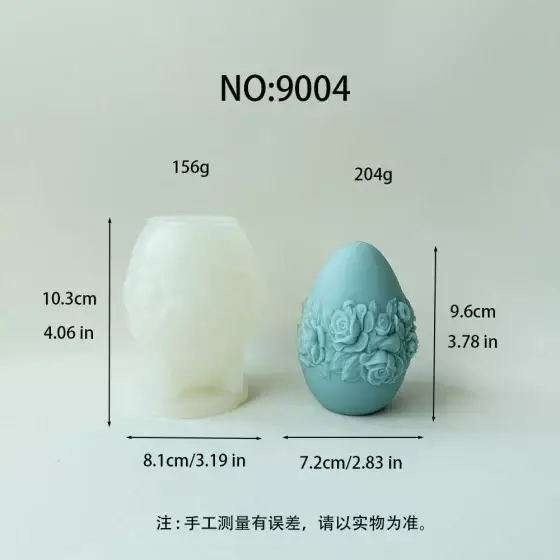 cross with rose silicone mold - 9004 | baike silicone mold manufacturer