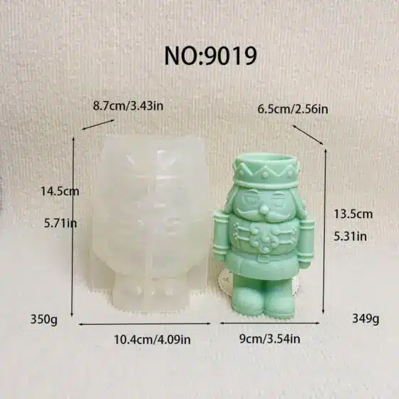 nutcracker soldier silicone mold - 9019 | baike silicone mold manufacturer