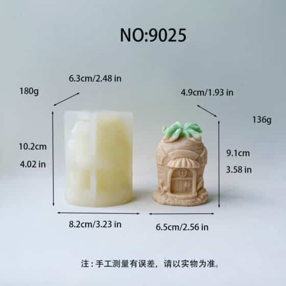 radish house christmas silicone mold - 9025 | baike silicone mold manufacturer