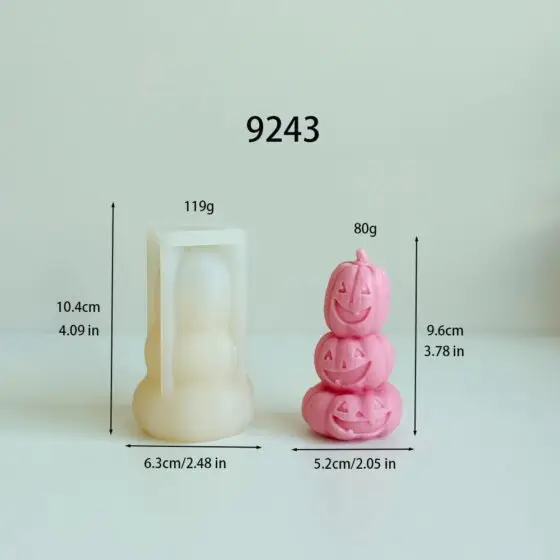 jack pumpkin silicone mold 9243