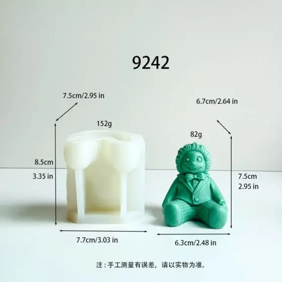 clown silicone mold 9242