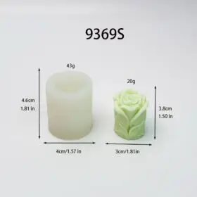 rose silicone mold - 9369s | baike silicone mold manufacturer
