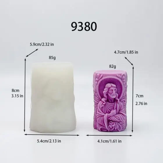 jesus silicone mold - 9380 | baike silicone mold manufacturer